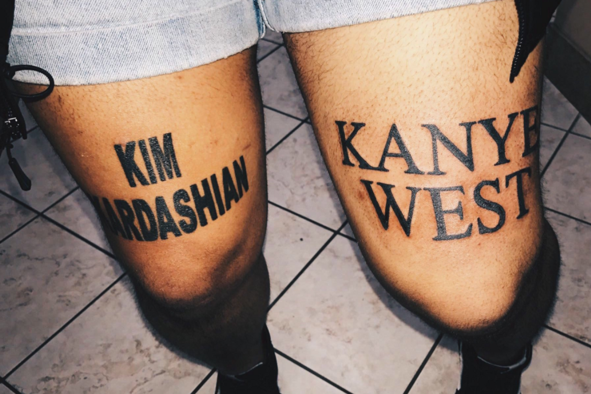 Kim Kardashian Is A Fan Of Her Fan S Insane Tattoos Paper