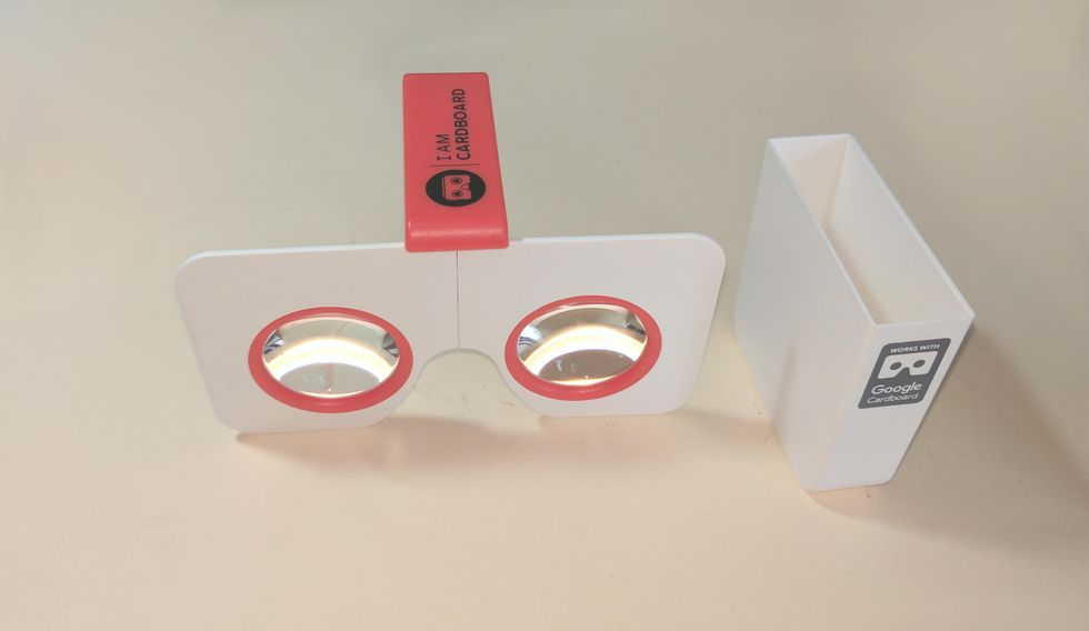 a photo of I Am Cardboard Pocket 360 headset