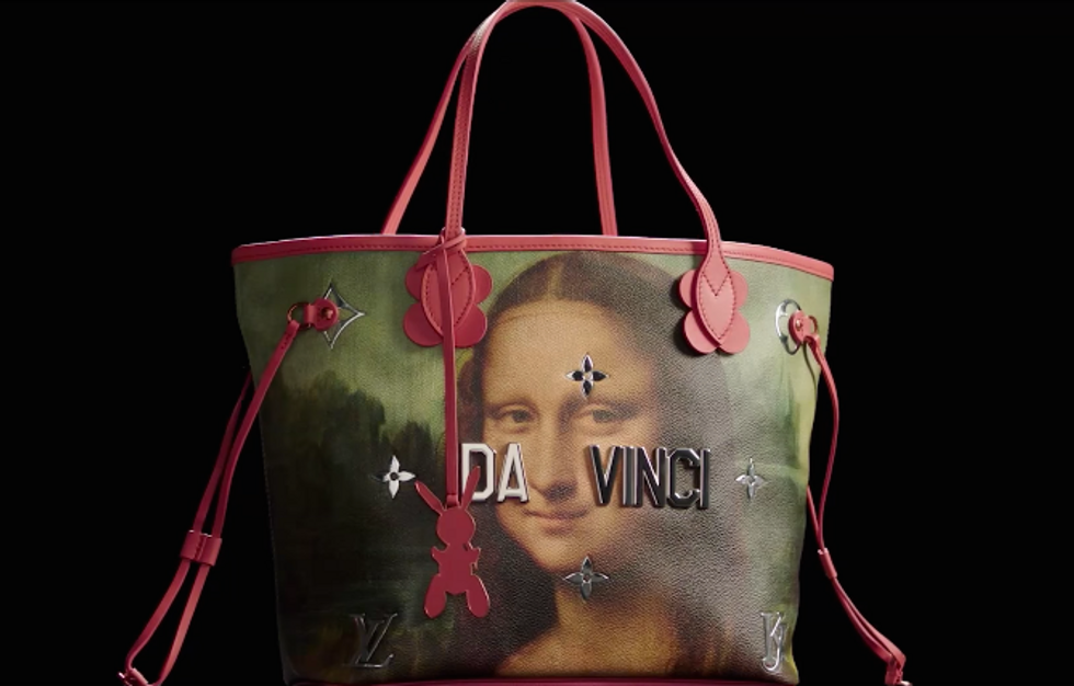 Louis Vuitton Mona Lisa Printed Leather Masters Collection