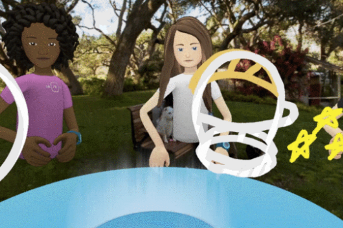 Facebook Spaces, a virtual honey pot likely aimed at younger users