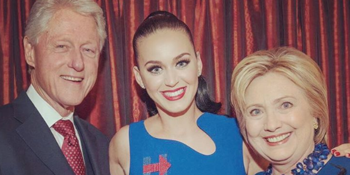 Katy Perry Designed a Pair of Lucite Heels for Hillary Clinton Who Couldn't Be Happier