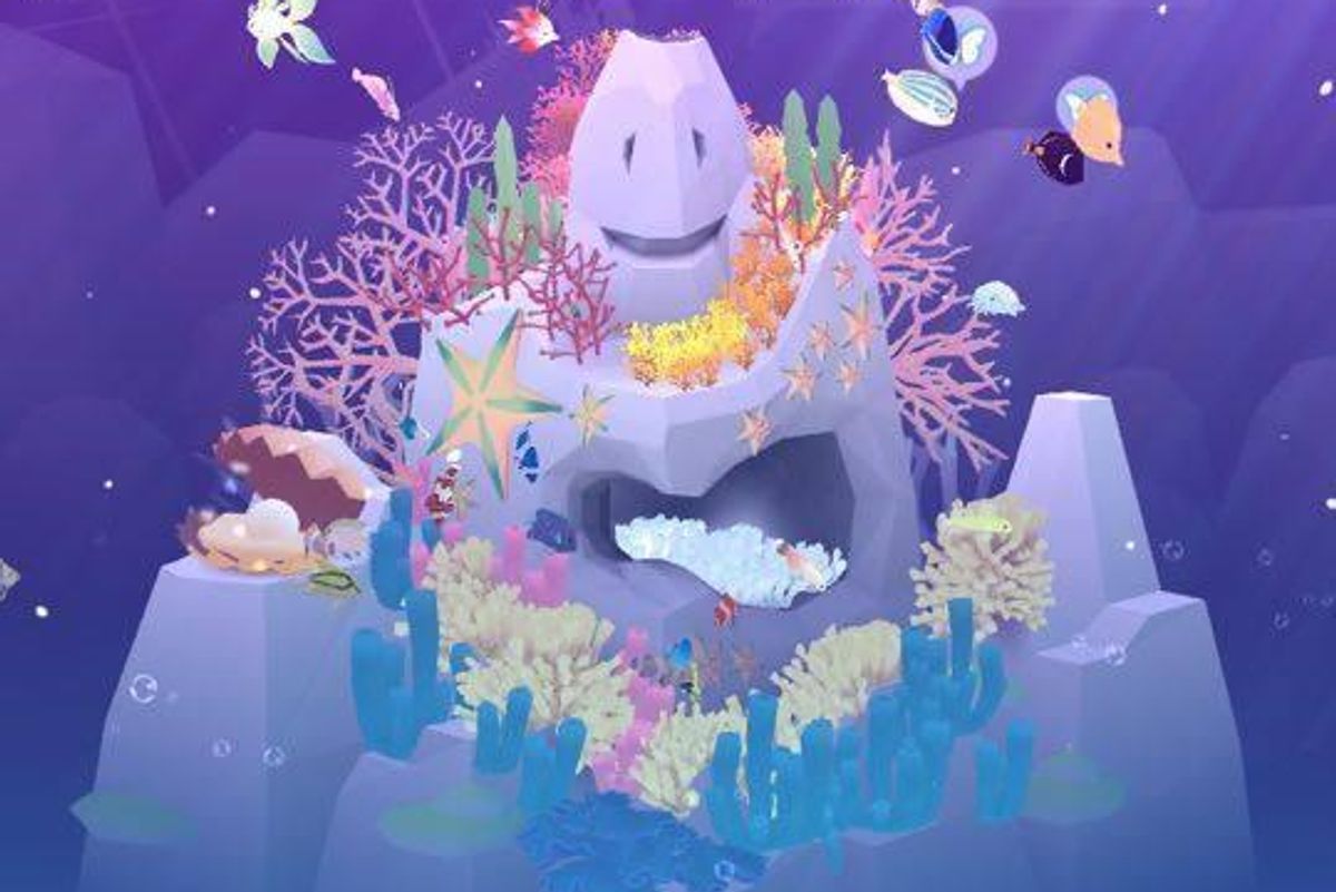 Take a virtual swim with fish with Tap Tap Fish