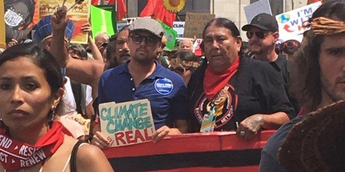 Leonardo DiCaprio Marched on Washington with the People's Climate March