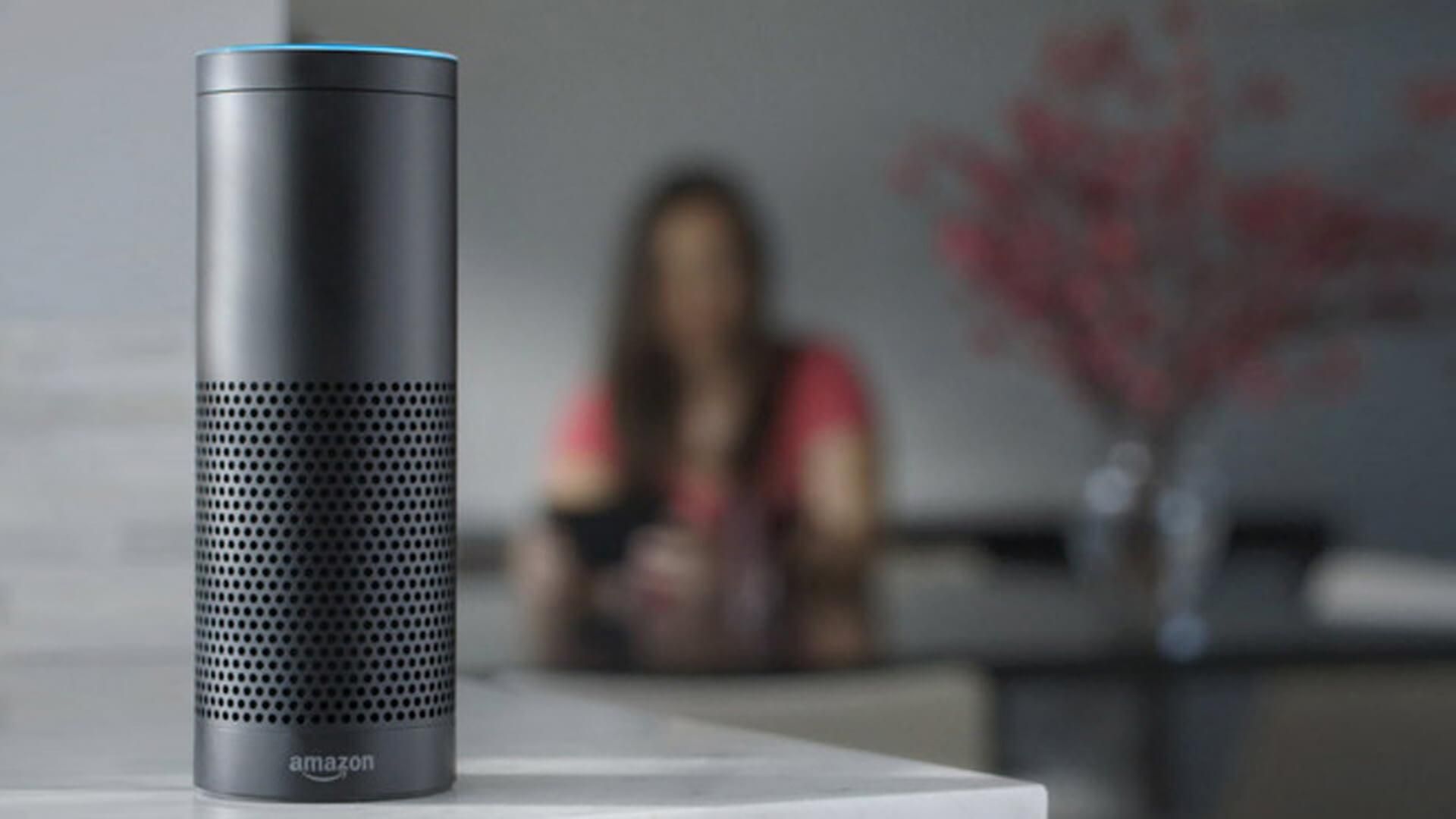 Alexa voice controlled sales speaker