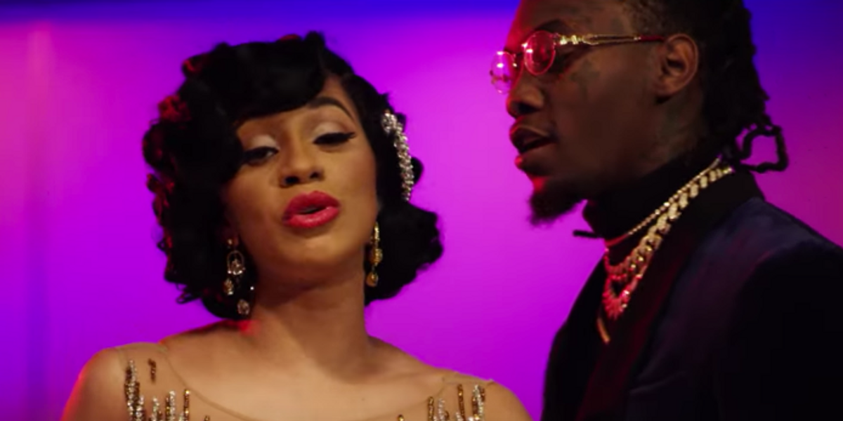 Cardi B and Offset Go Full 'Oceans 11' in New Video for "Lick"