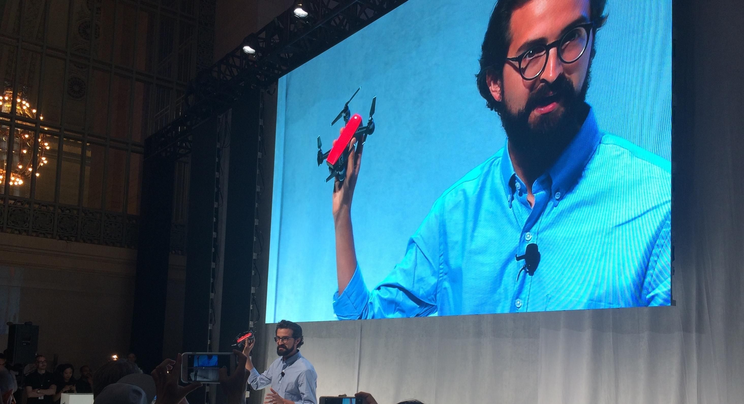 DJI's newest drone Spark is a palm-sized flying gadget you control with your hand