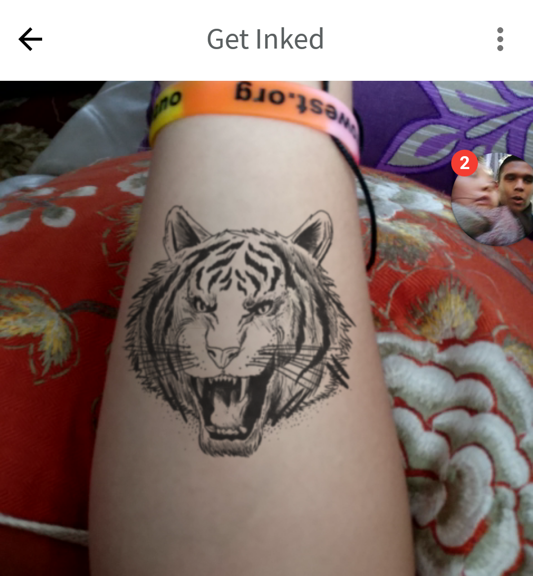 Preview Tattoo Designs on Your Body With Augmented Reality.