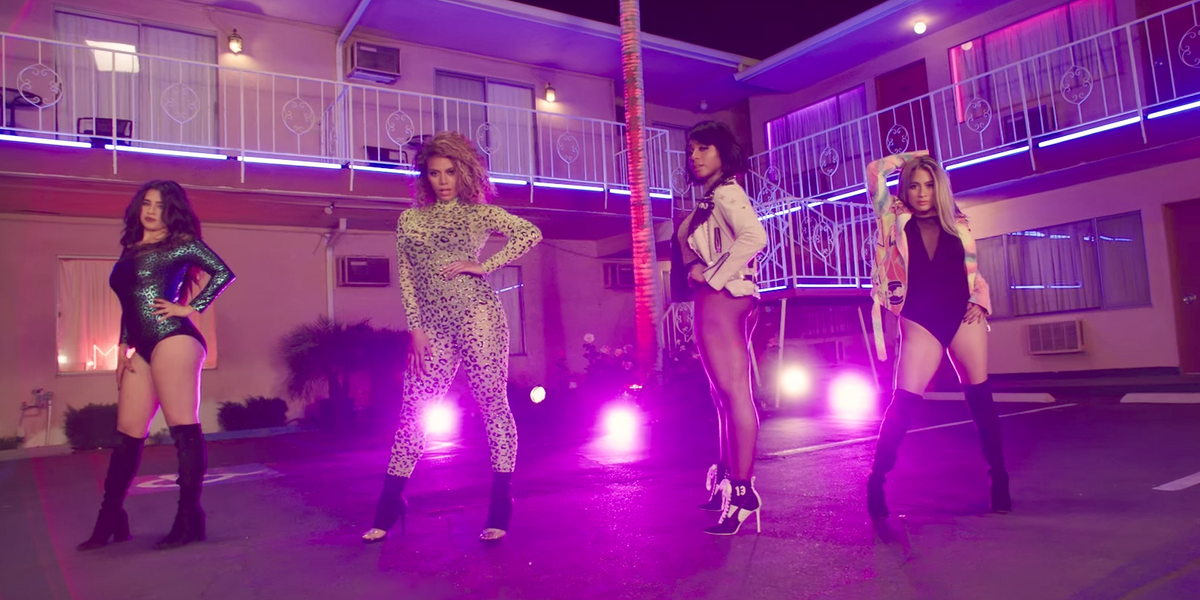 Fifth Harmony Writhe Atop Seedy Motel Beds for New "Down" Video with Gucci Mane