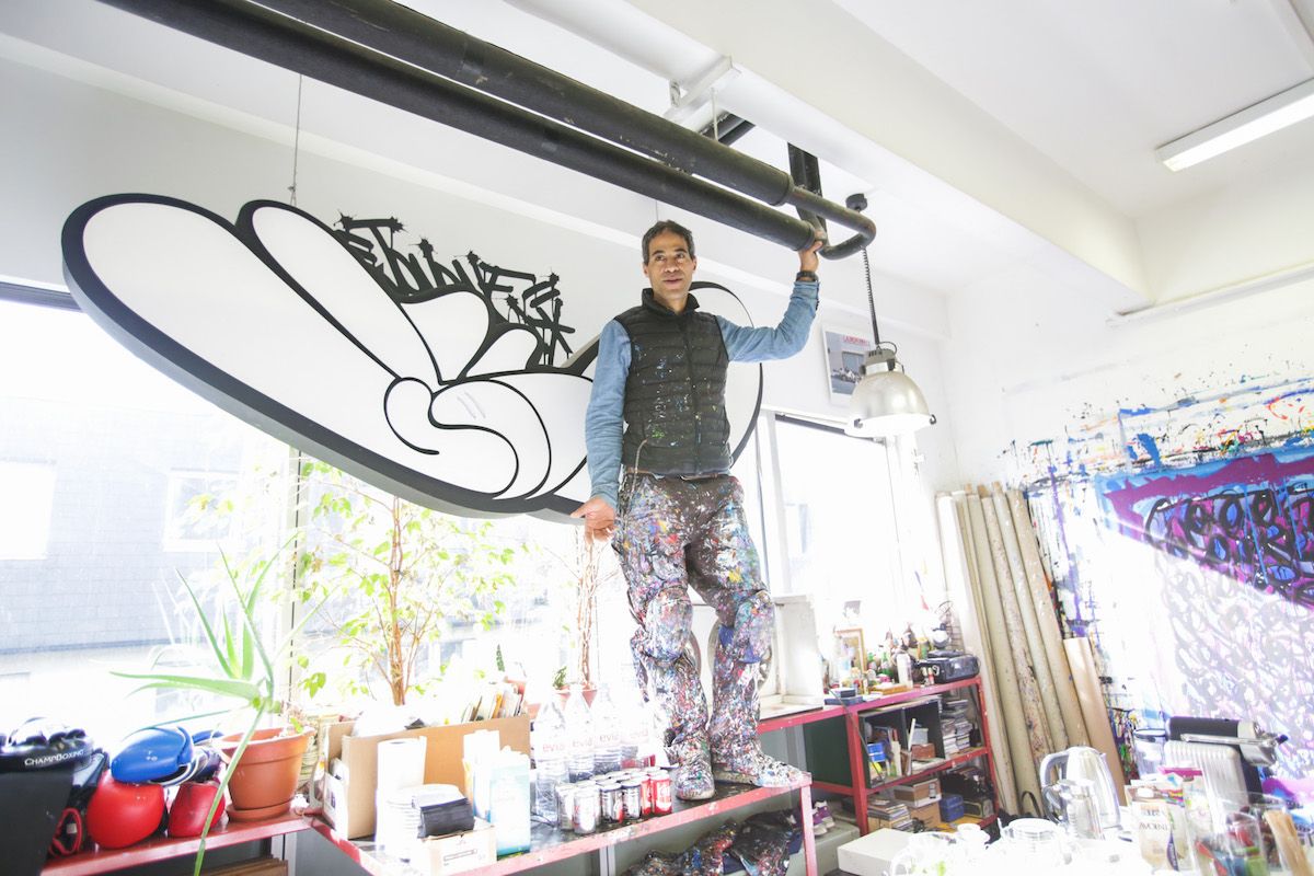 JonOne is Like a Kid in a Candy Store
