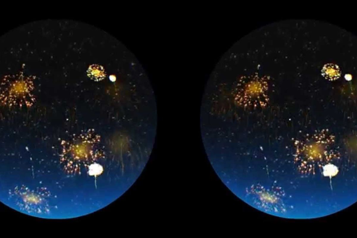 July Fireworks the Virtual Reality Way