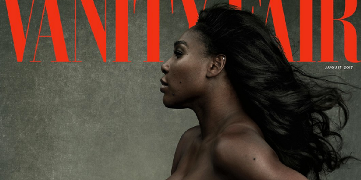 Behold The Majesty Of Pregnant Serena Williams' Nude 'Vanity Fair' Cover