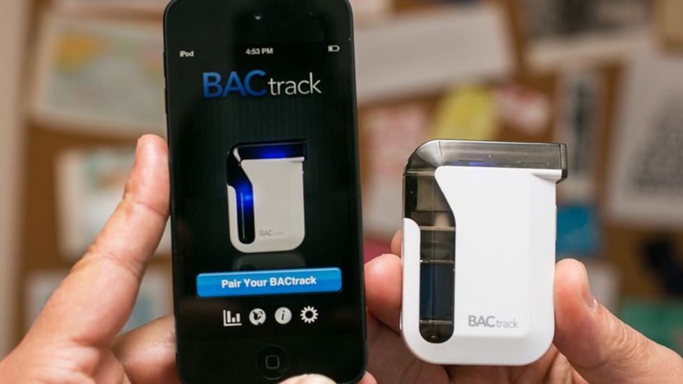 photo of BACtrack Mobile Breathalyzer and box