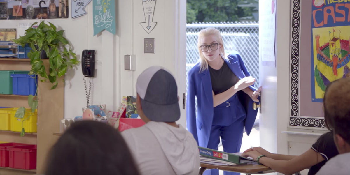 Lady Gaga Surprises A Classroom Of Kids, Pretending To Be Their Substitute Teacher