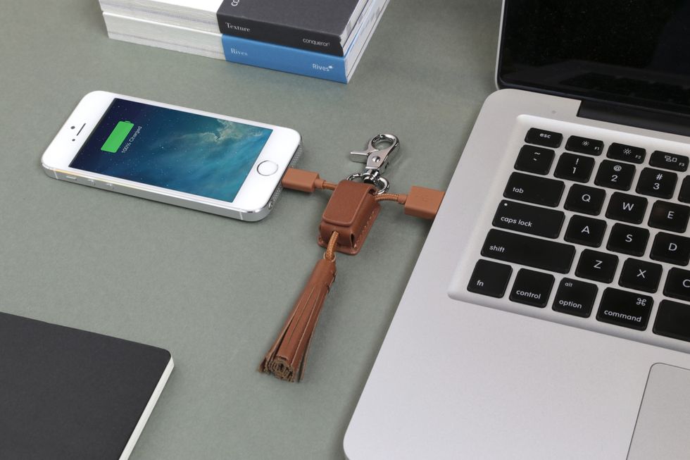 Never forget your charger again with this Tassle Lightening Key Ring