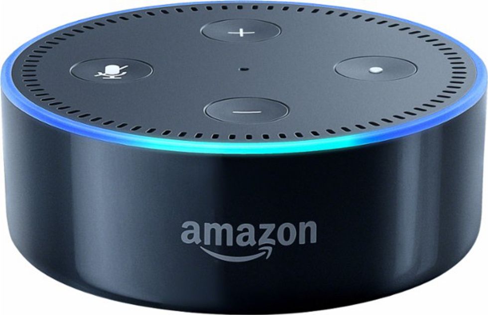 product shot of 2nd gen echo dot
