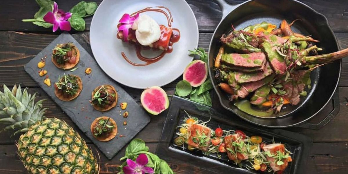 California Cuisine With a Fusion of Hawaiian and Hispanic Flavors 7x7