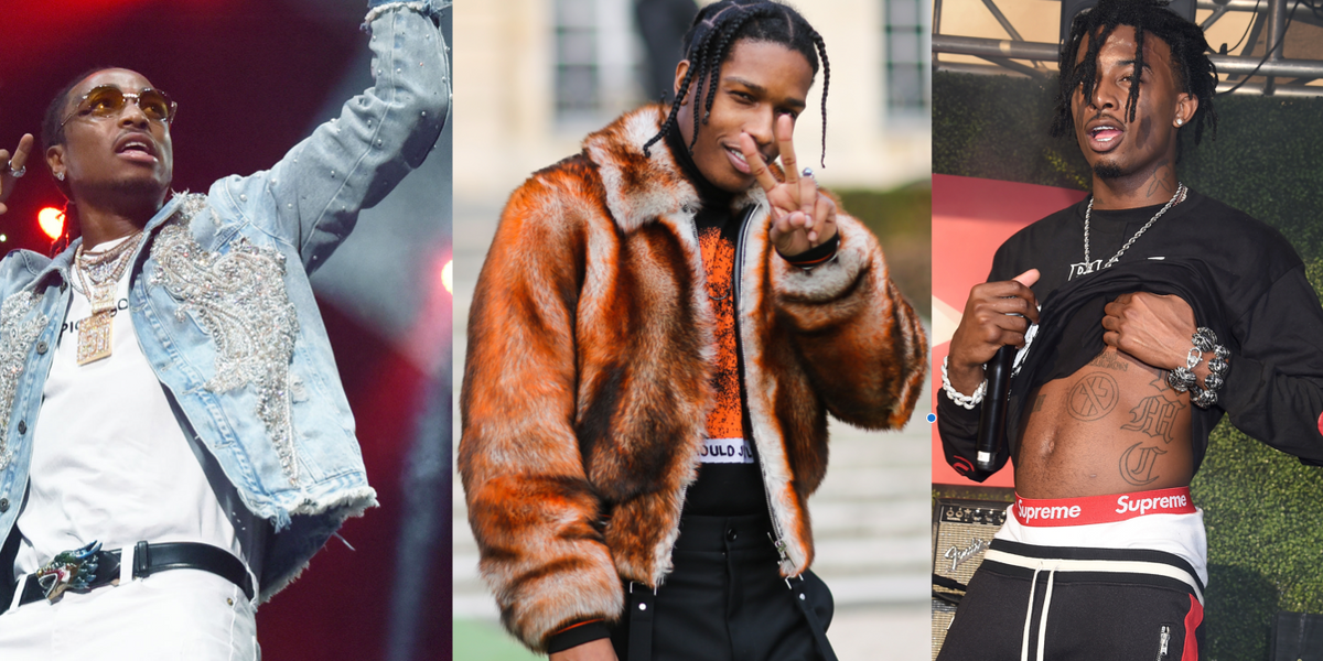 A$AP Rocky, Quavo and Playboi Carti Go Full Fashion Show in New "RAF" video