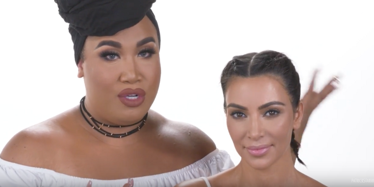 Watch Kim Kardashian Spill All Her Beauty Secrets to Patrick