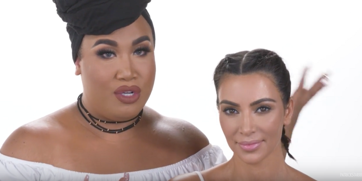 Watch Kim Kardashian Spill All Her Beauty Secrets to Patrick Starrr