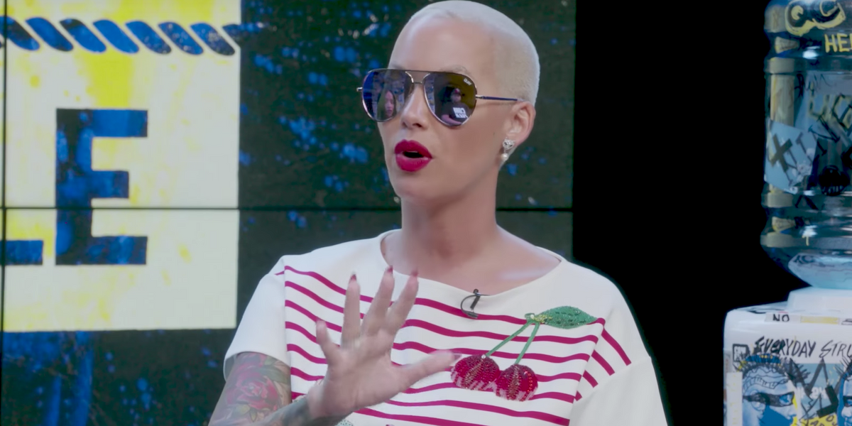 Amber Rose Slams Rumors that Blac Chyna Was Trying to "Trap" Rob Kardashian