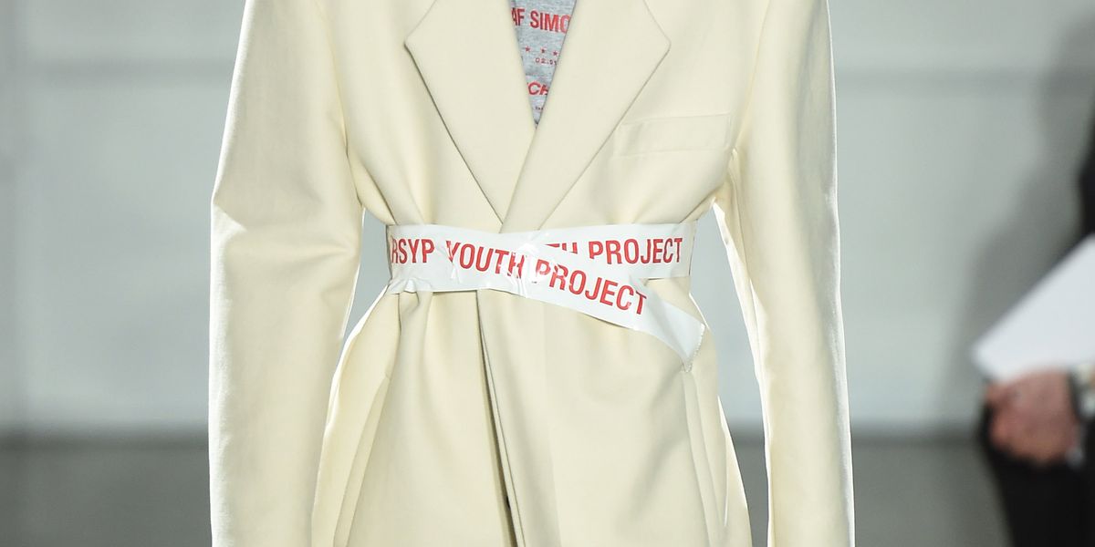 RAF SIMONS TAPE DETAIL JACKET 36（Raf Simons Wants You to Spend  