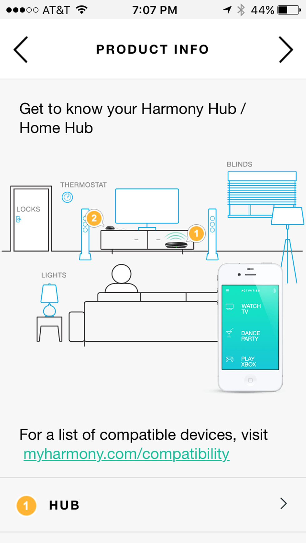 Review Harmony Hub, Connected Hub for Stereos & Smart Homes - Gearbrain