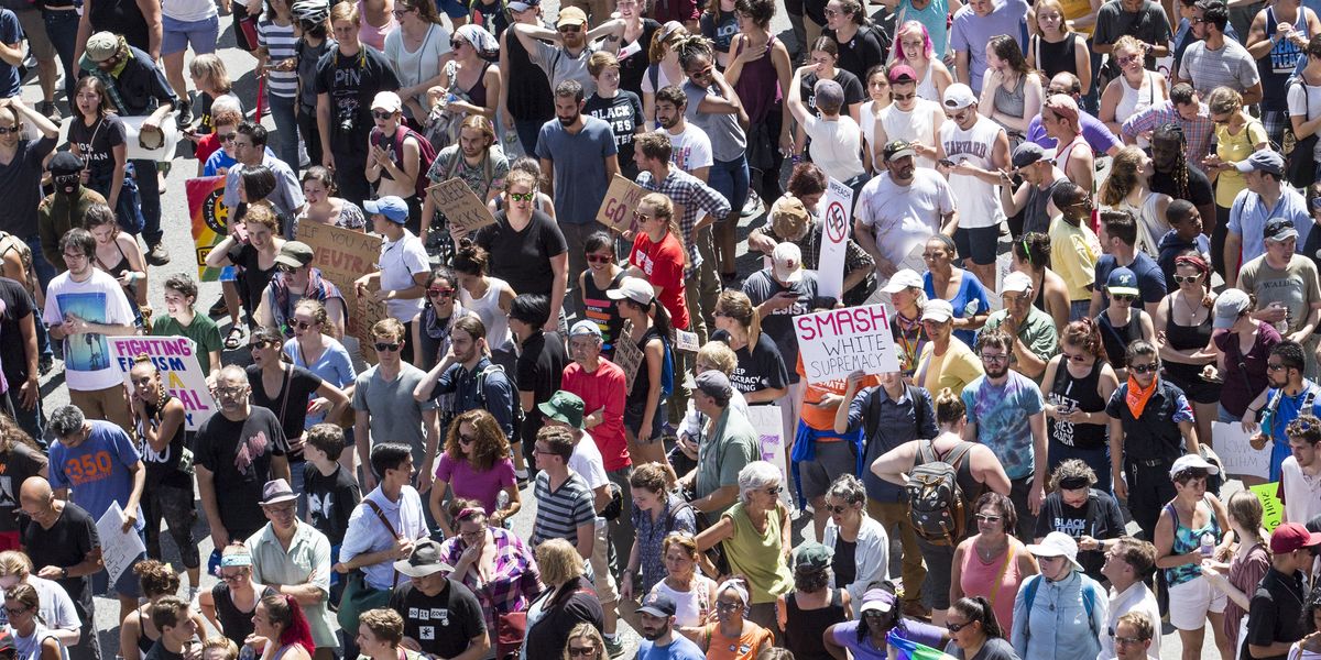 15,000 March in Boston Against Right Wing "Free Speech Rally"