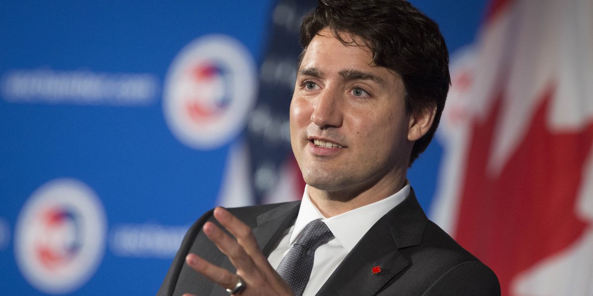 This Butter Sculpture of Justin Trudeau Holding Baby Pandas Will Scar You