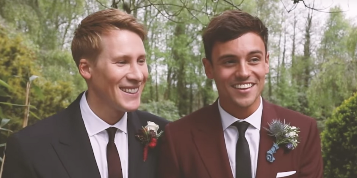 Be Deeply Jealous of Tom Daley and Dustin Lance Black's Perfect Wedding Video