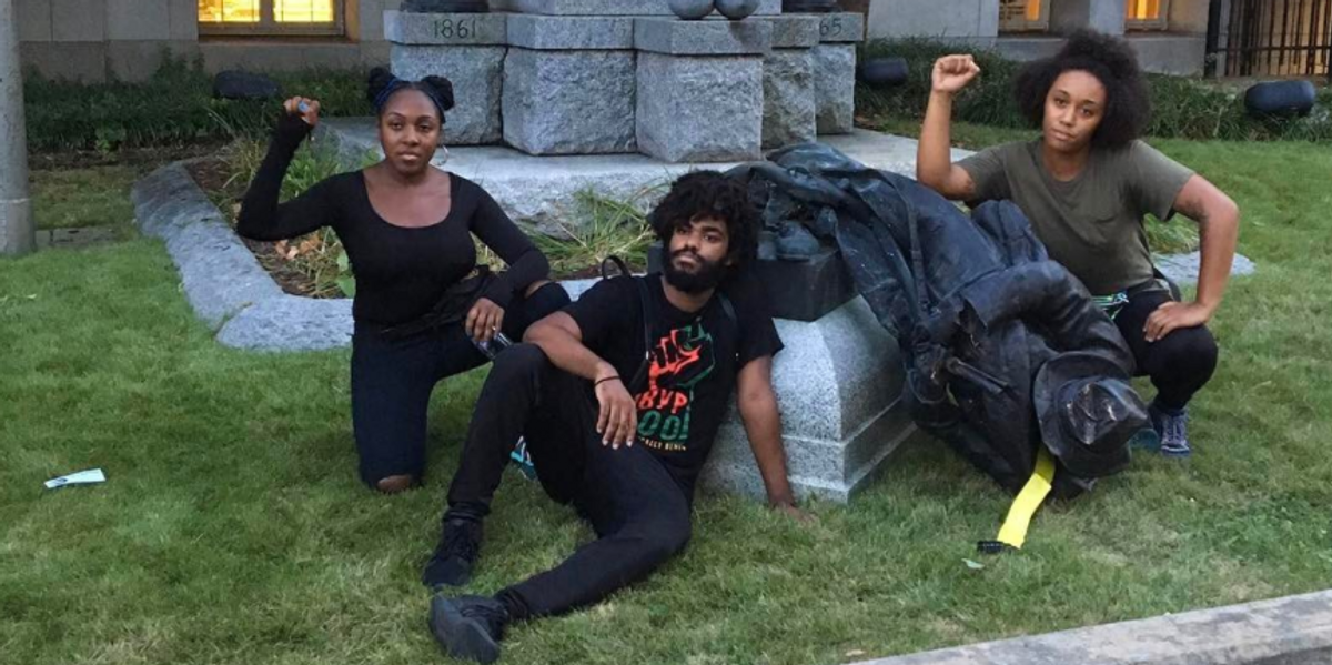 Watch Powerful Footage Of Activists Toppling A Confederate Statue In Durham Anti-Racism Rally