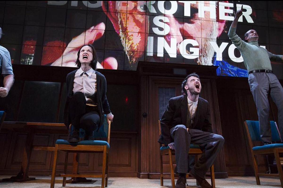 The 2 minutes' hate in 1984 on Broadway.
