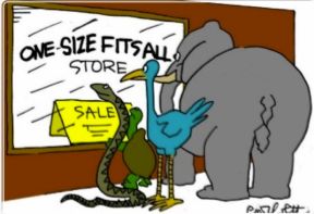 Why One Size Does NOT Fit All