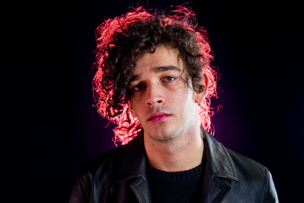 2. The Evolution of Matty Healy's Blue Hair: From Bright to Pastel - wide 3