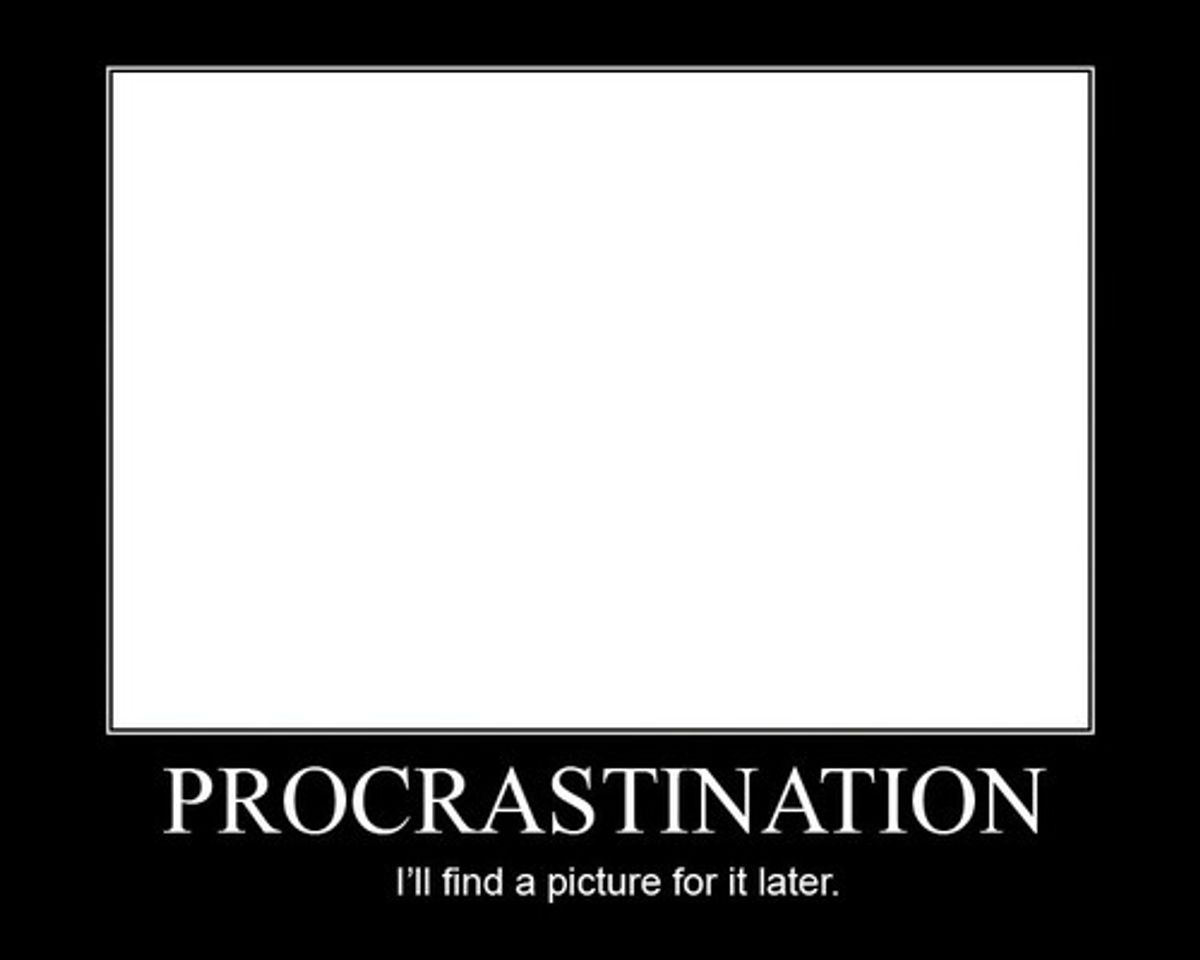 The Pros And Cons Of Procrastination