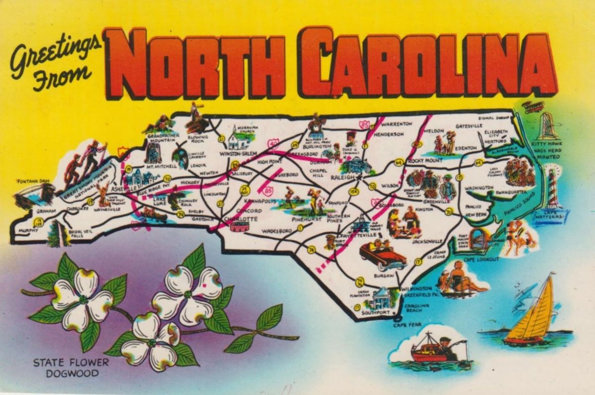 North Carolina Map