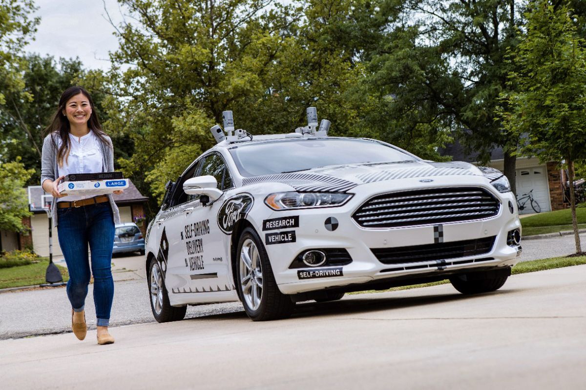 Ford, Domino's test self-driving pizza deliveries