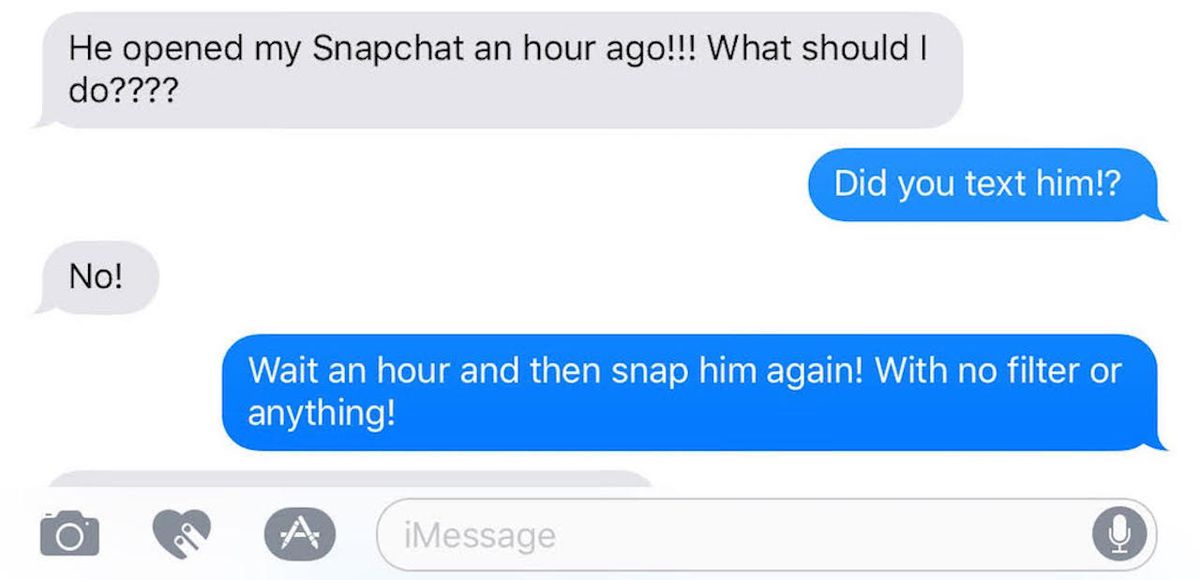 Being Snap Best friends, isn't the start to a Relationship