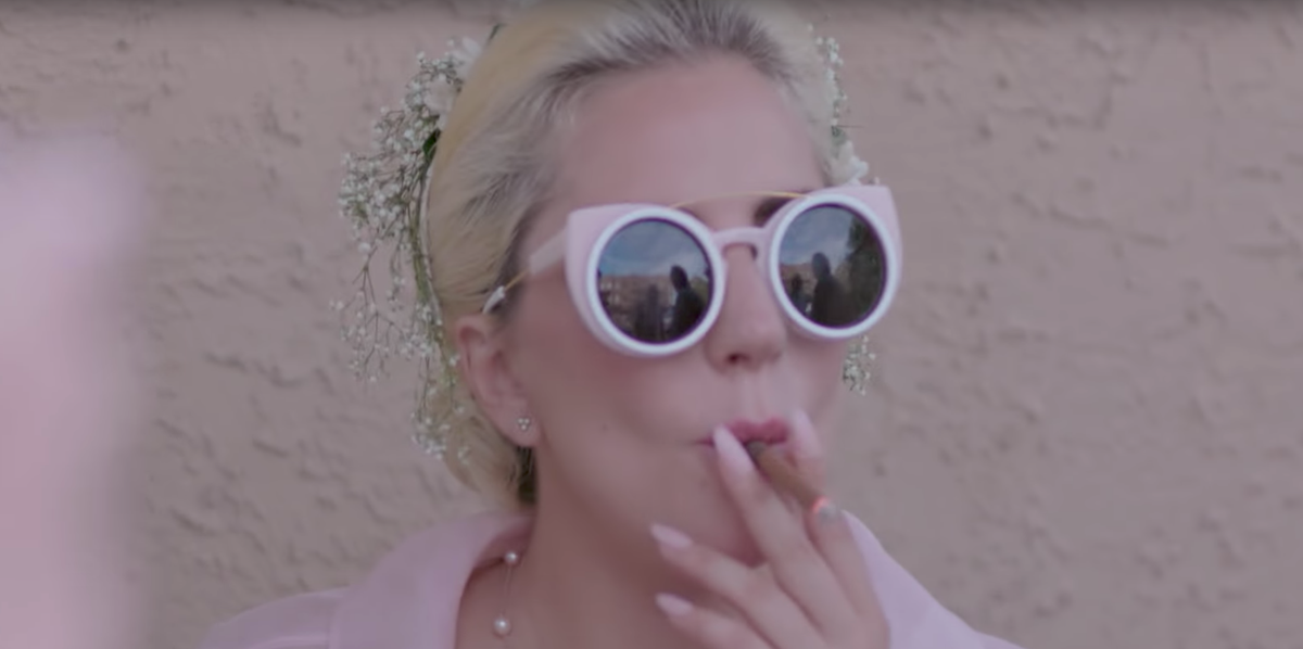 Lady Gaga Smokes A Joint In Grandma's Car In The New Trailer For "Gaga: Five Foot Two"