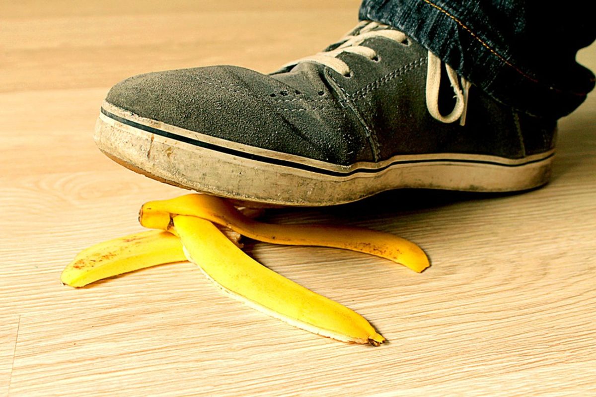 Life Has Many Doors, But One Opens Only If You Eat The Banana Peel