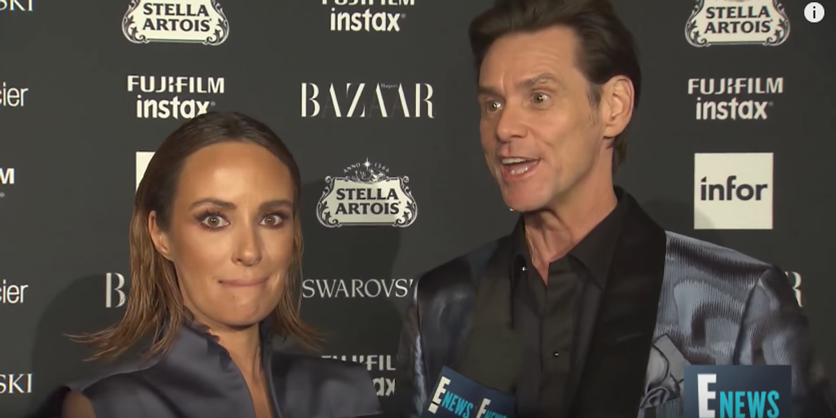 Jim Carrey Attends Glitzy NYFW Party, Calls Everything Meaningless