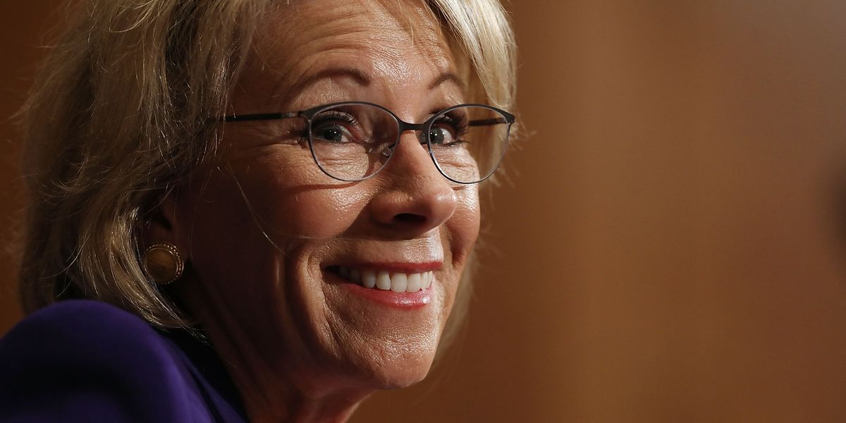Betsy DeVos Will Dismantle Obama's Campus Sexual Assault Guidelines