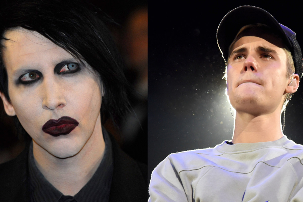 Marilyn Manson Is Not Feeling His Superfan Justin Bieber Paper