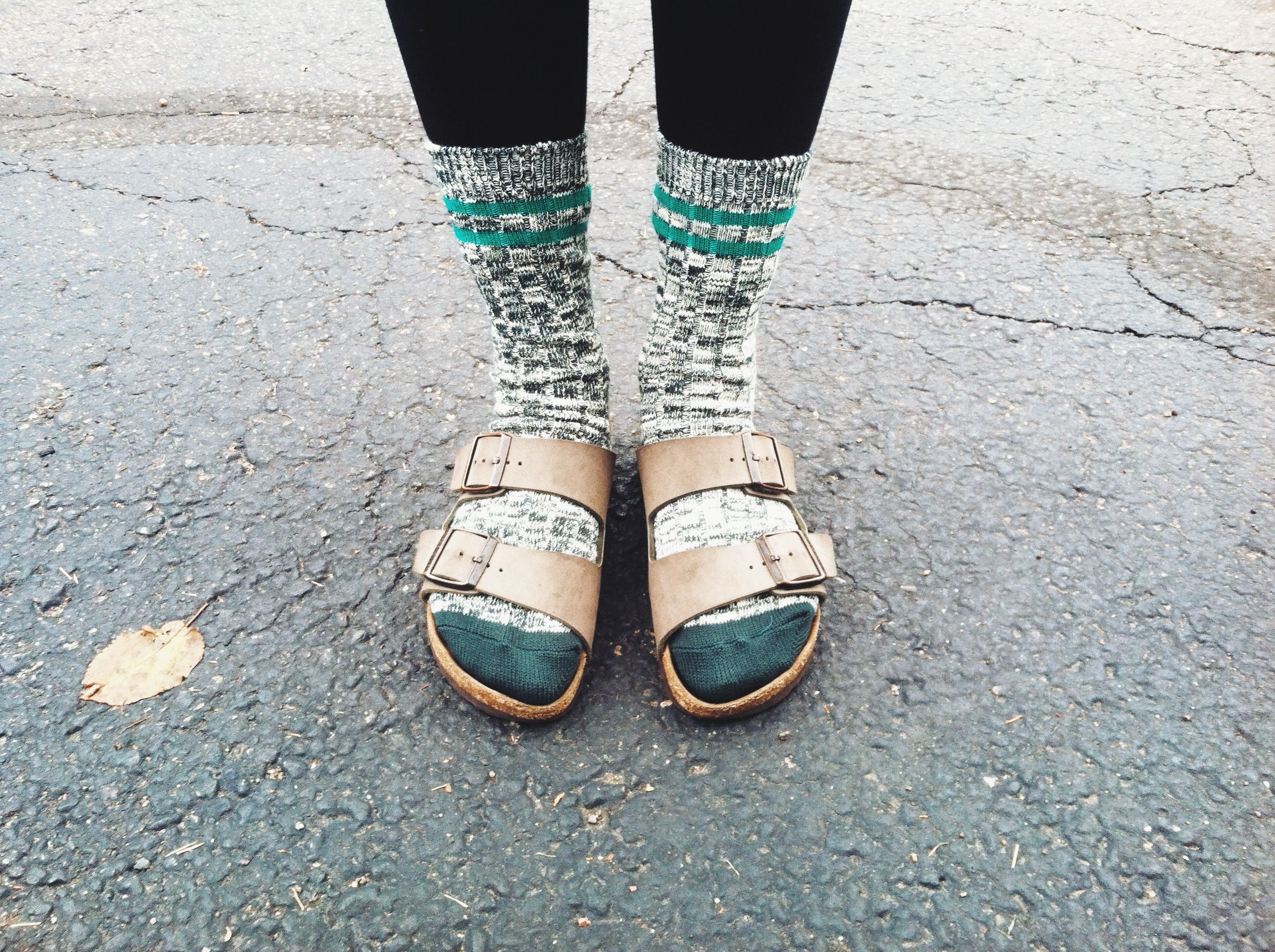 birks with nike socks