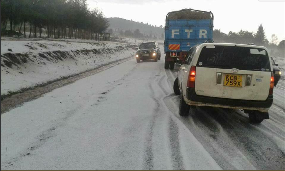 "Snow" Falls in Kenya and Everyone Loses Their Minds OkayAfrica