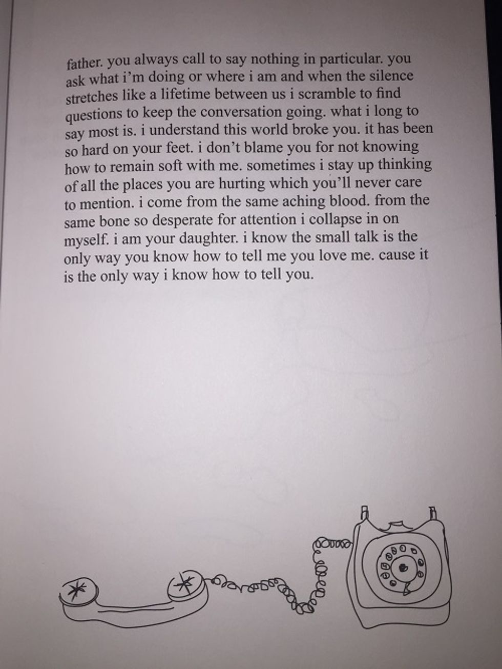 Milk And Honey For The Girl Struggling With A Non Existent Father
