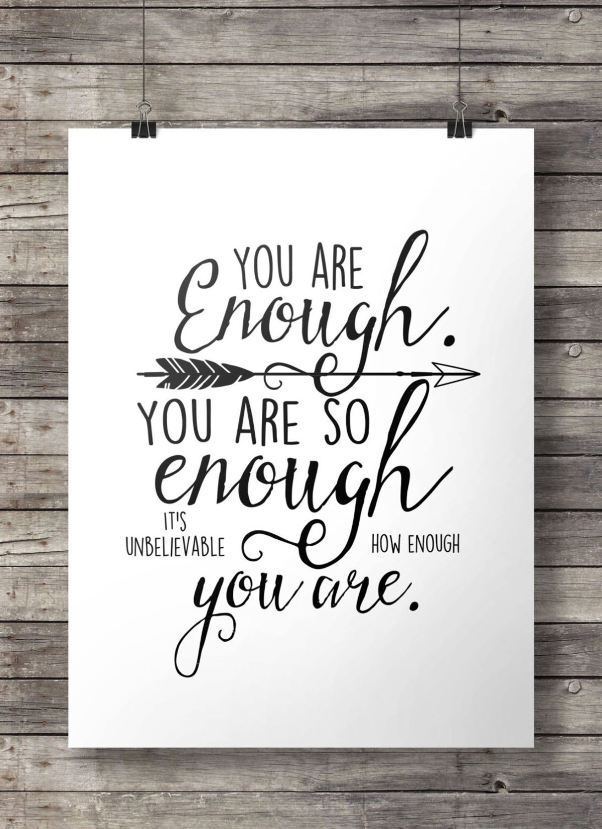 To Whom You Belong: You Are Enough