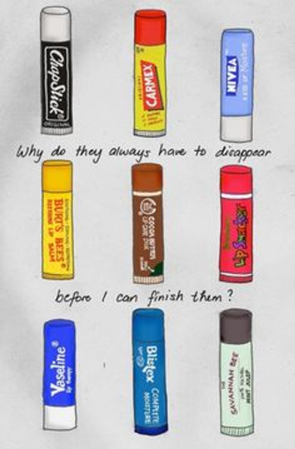 7 Signs You're Addicted to Chapstick