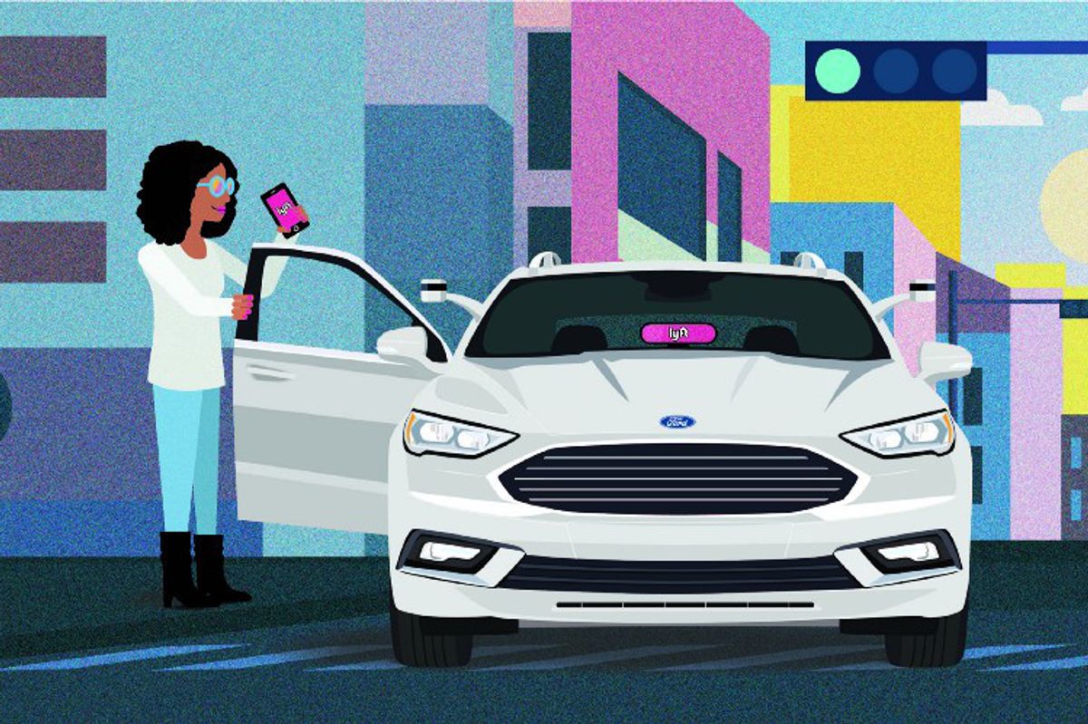 Ford partners with Lyft to build self-driving on-demand taxi service