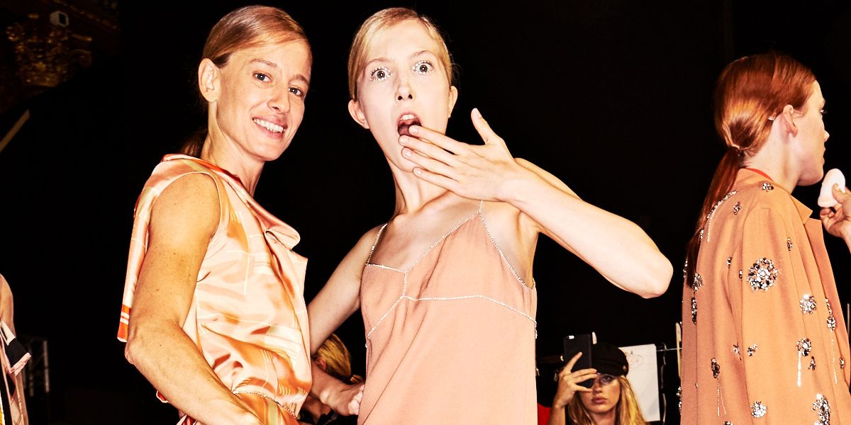 Go Backstage at Lanvin and More Shows on Day 2 of Paris Fashion Week