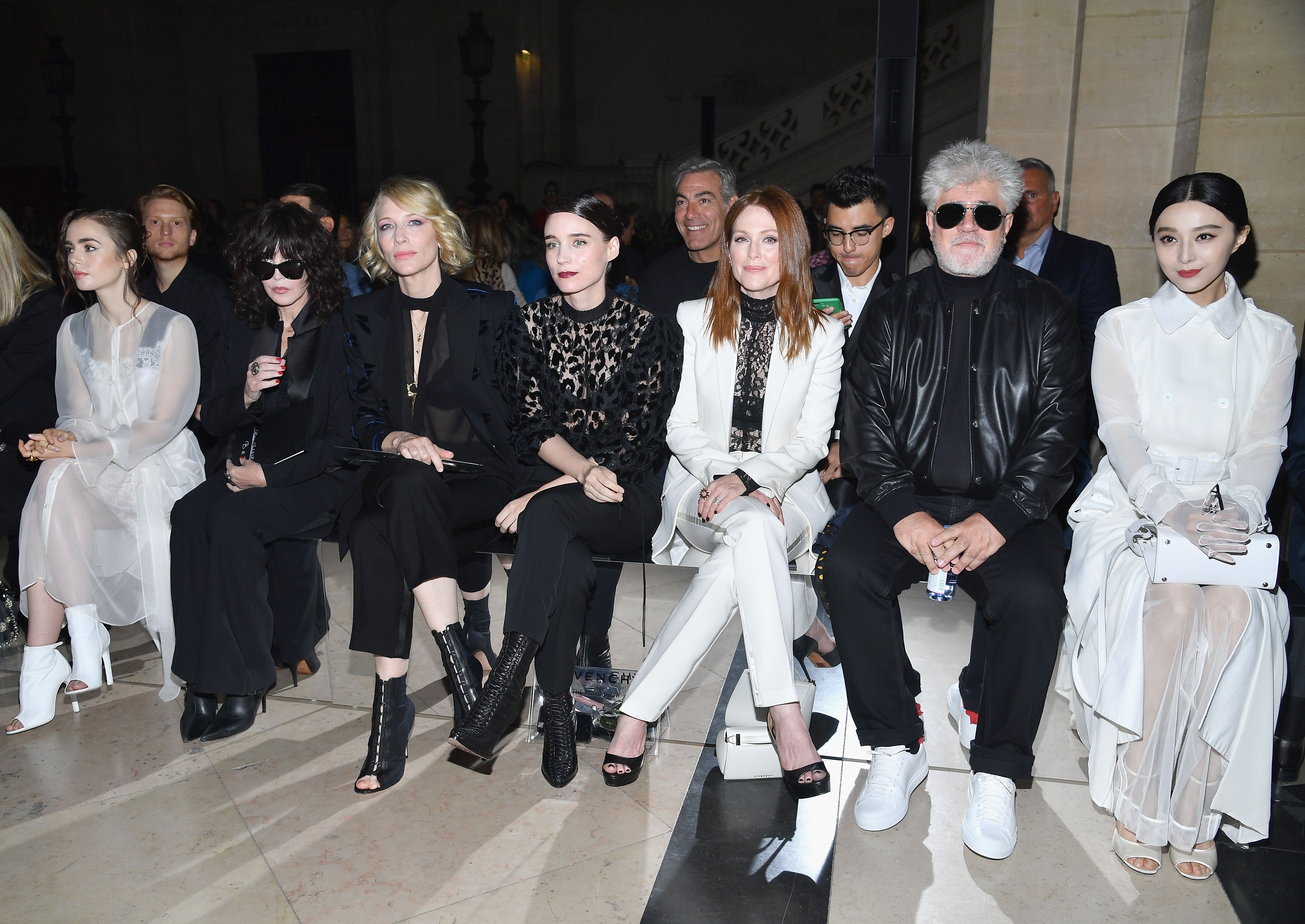 See Cate Blanchett Julianne Moore and More Sit Front Row on Paris